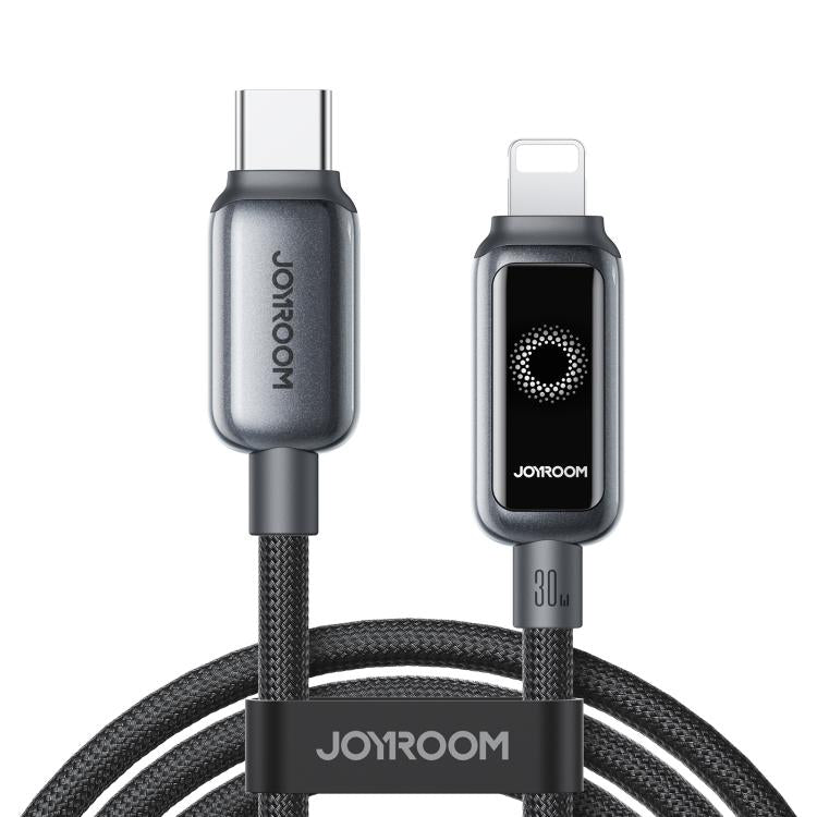 JOYROOM S-A55 StarFlight Series 30W Type-C to 8 Pin Auto Power-Off Fast Charging Data Cable