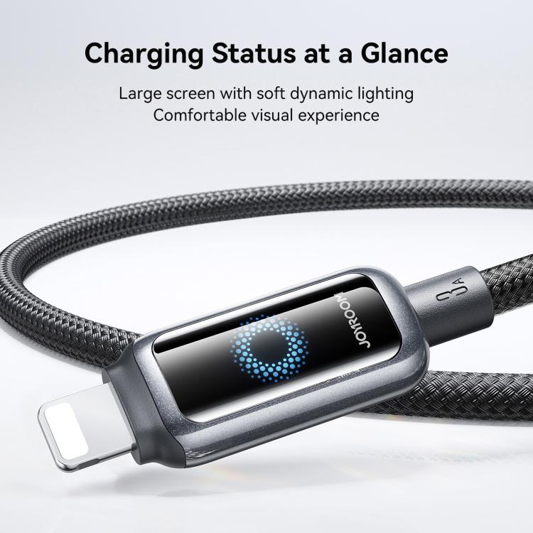 JOYROOM S-A55 StarFlight Series 3A USB to 8 Pin Auto Power-Off Fast Charging Data Cable
