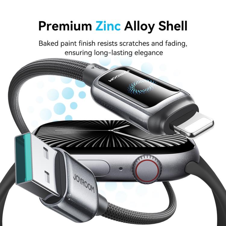 JOYROOM S-A55 StarFlight Series 3A USB to 8 Pin Auto Power-Off Fast Charging Data Cable