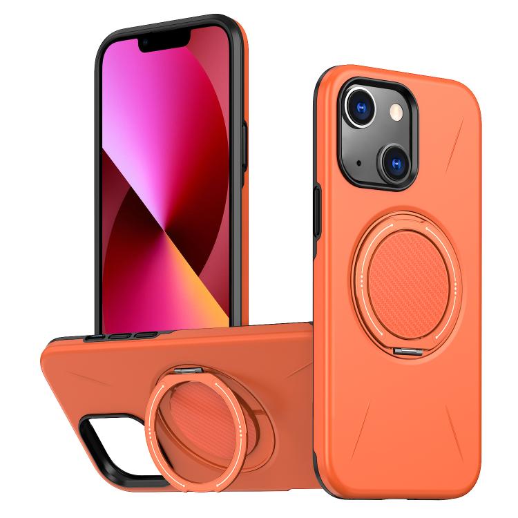 Metal Rotation Holder MagSafe TPU Hybrid PC Phone Case