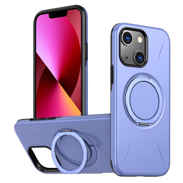 Metal Rotation Holder MagSafe TPU Hybrid PC Phone Case