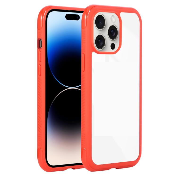 Solid Color Edge Transparency Acrylic TPU Phone Case