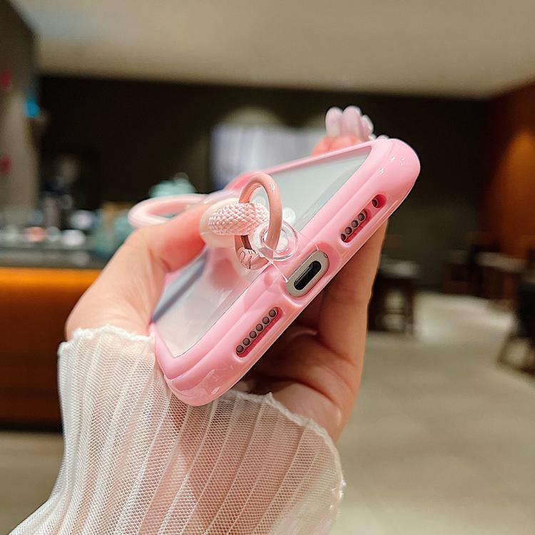 Solid Color Edge Transparency Acrylic TPU Phone Case with Wrist Strap, For Samsung Galaxy S25 Edge 5G, For Samsung Galaxy S25 / S24 5G, For Samsung Galaxy S25+ / S24+ 5G, For Samsung Galaxy S25 Ultra / S24 Ultra 5G