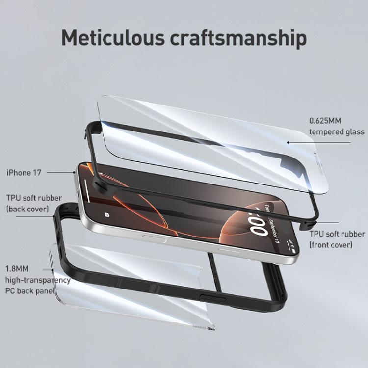 Double-sided Plastic Glass Phone Protective Case