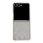Plating Frame Glitter Paper Nameplate Full Coverage Phone Case, For Samsung Galaxy Z Flip6/7 FE, For Samsung Galaxy Z Flip7 5G, For Samsung Galaxy Z Flip5