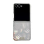 Plating Frame Glitter Paper Nameplate Full Coverage Phone Case, For Samsung Galaxy Z Flip6/7 FE, For Samsung Galaxy Z Flip7 5G, For Samsung Galaxy Z Flip5