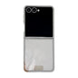 Plating Frame Glitter Paper Nameplate Full Coverage Phone Case, For Samsung Galaxy Z Flip6/7 FE, For Samsung Galaxy Z Flip7 5G, For Samsung Galaxy Z Flip5