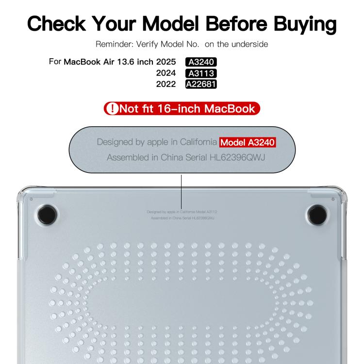 Transparent Scratchproof Laptop PC+TPU Protective Case