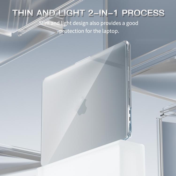 Transparent Scratchproof Laptop PC+TPU Protective Case