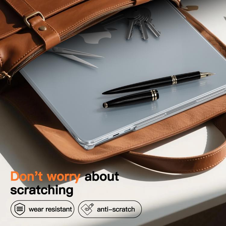 Transparent Scratchproof Laptop PC+TPU Protective Case