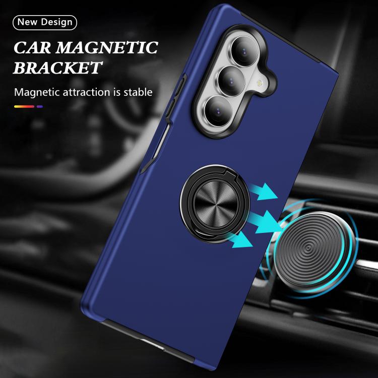 PC + TPU Magnetic Phone Case with Invisible Ring Holder