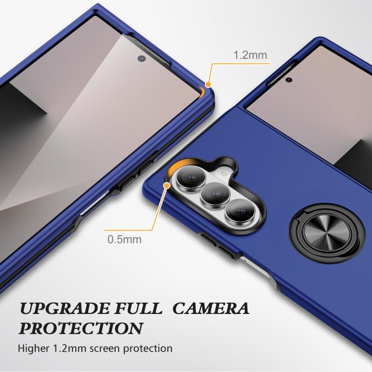 PC + TPU Magnetic Phone Case with Invisible Ring Holder