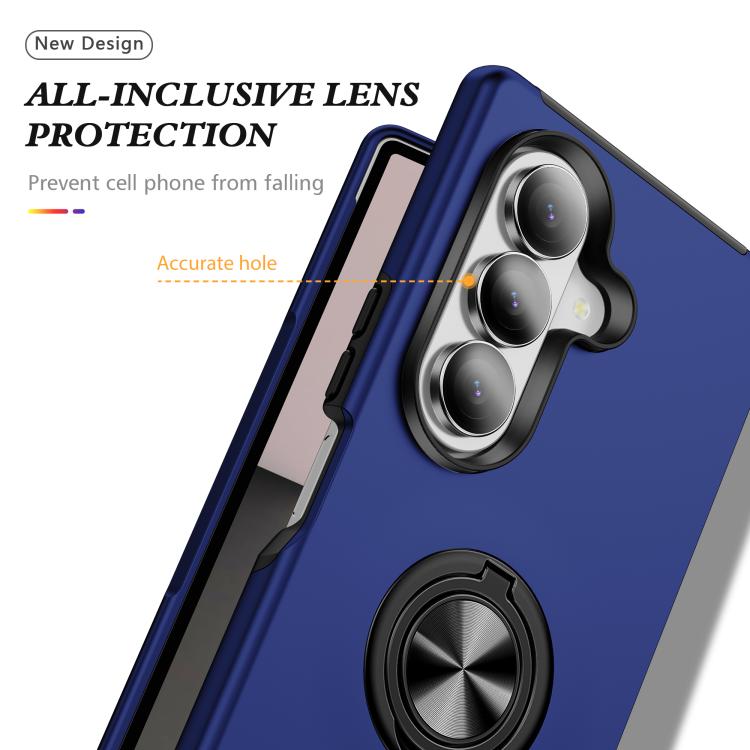 PC + TPU Magnetic Phone Case with Invisible Ring Holder