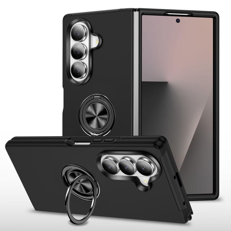 PC + TPU Magnetic Phone Case with Invisible Ring Holder