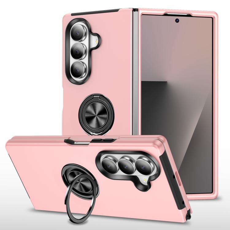 PC + TPU Magnetic Phone Case with Invisible Ring Holder