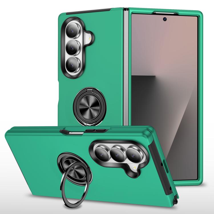 PC + TPU Magnetic Phone Case with Invisible Ring Holder