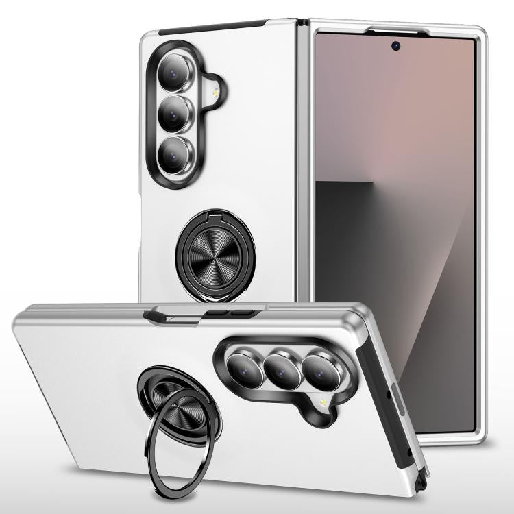 PC + TPU Magnetic Phone Case with Invisible Ring Holder