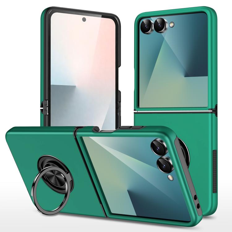 PC + TPU Magnetic Phone Case with Invisible Ring Holder