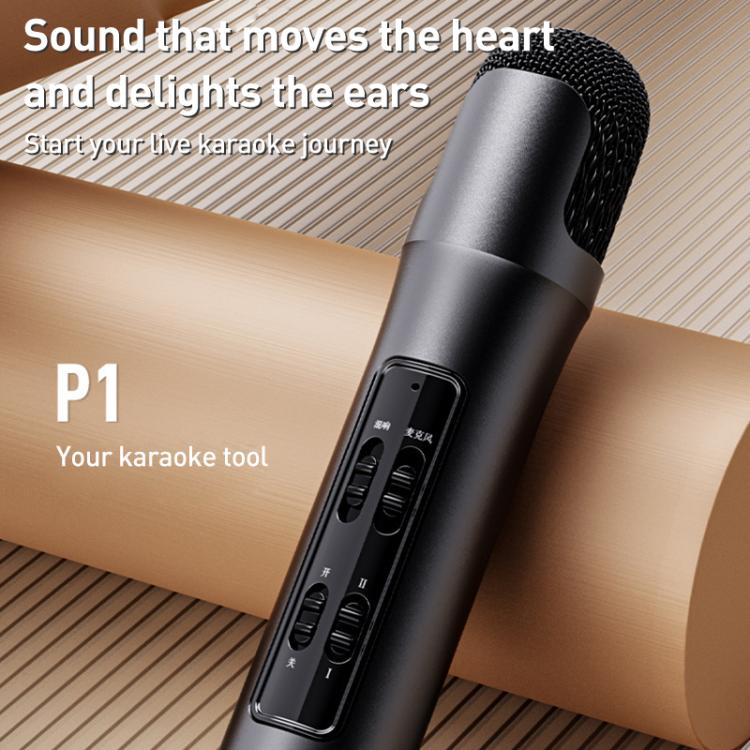 Lebo P1 Karaoke Microphone Audio Home Bluetooth Wireless Microphone