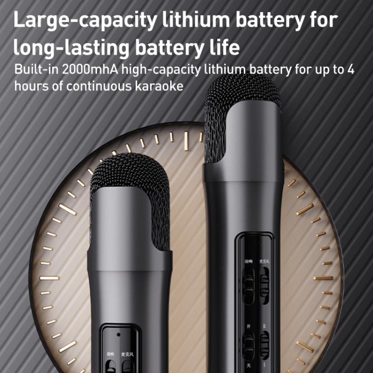 Lebo P1 Karaoke Microphone Audio Home Bluetooth Wireless Microphone