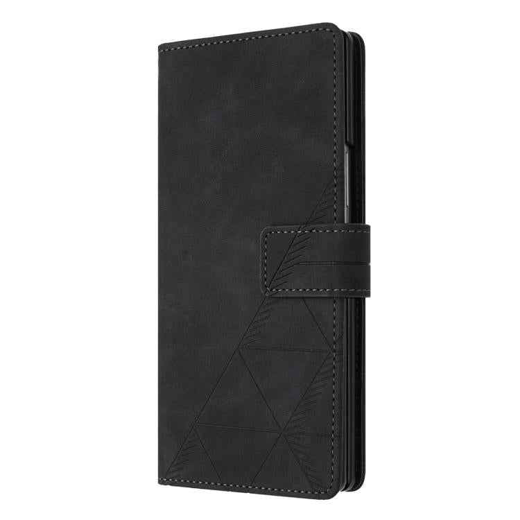 3D Embossed Flip Leather Phone Case, For Samsung Galaxy Z Fold7 5G