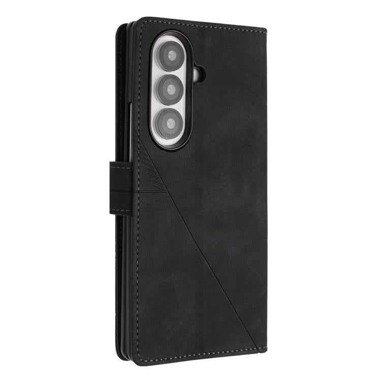 3D Embossed Flip Leather Phone Case, For Samsung Galaxy Z Fold7 5G