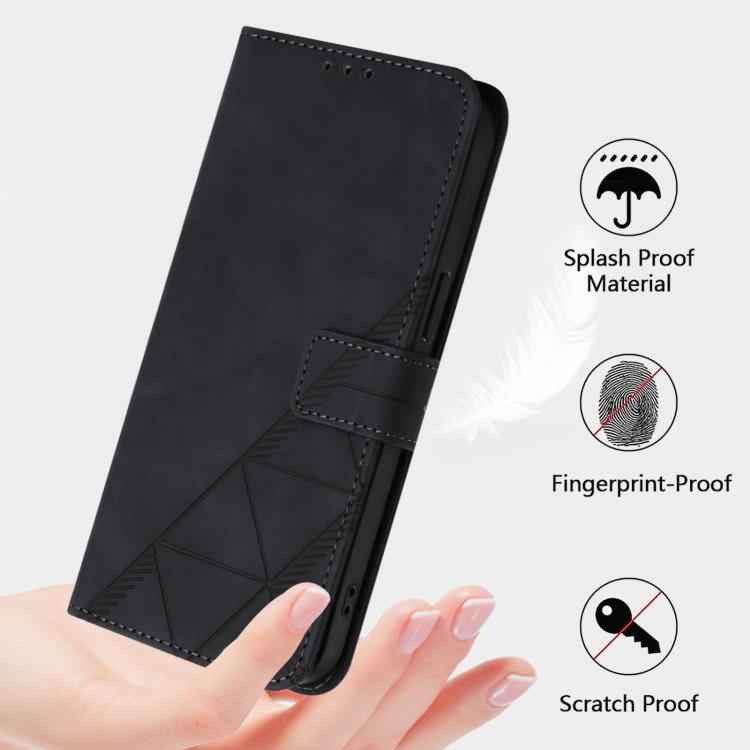 3D Embossed Flip Leather Phone Case, For Samsung Galaxy Z Fold7 5G