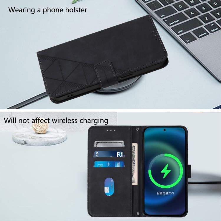 3D Embossed Flip Leather Phone Case, For Samsung Galaxy Z Fold7 5G