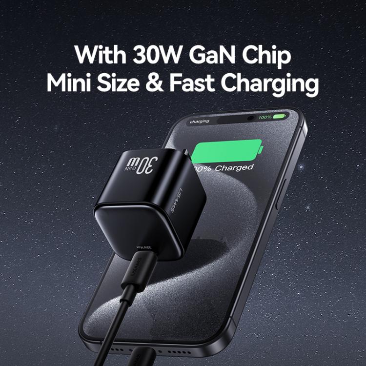 USAMS CC269 30W GaN USB-C / Type-C Port Mini Fast Charger