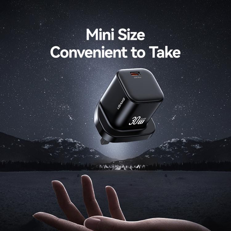 USAMS CC276 30W GaN USB-C / Type-C Port Mini Fast Charger