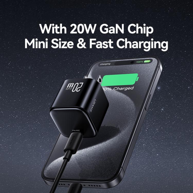 USAMS CC267 20W GaN USB-C / Type-C Port Mini Fast Charger