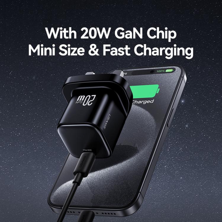 USAMS CC274 20W GaN USB-C / Type-C Port Mini Fast Charger