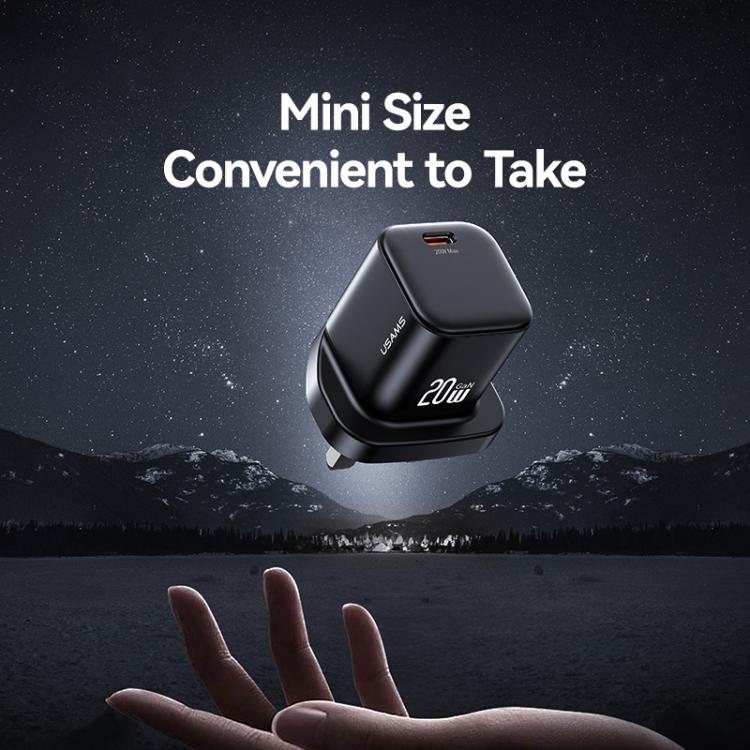 USAMS CC274 20W GaN USB-C / Type-C Port Mini Fast Charger