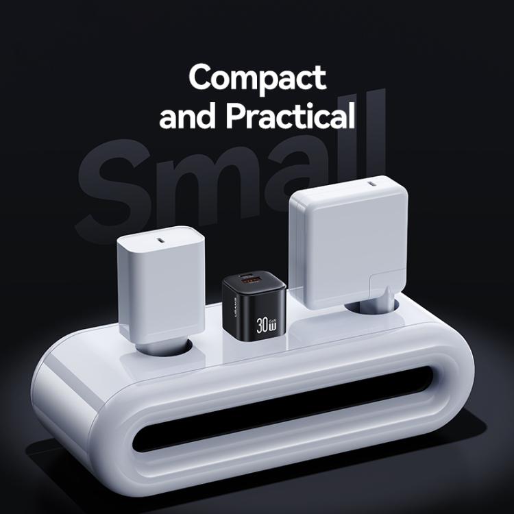 USAMS CC270 30W GaN USB-C / Type-C and USB Dual-port Mini Fast Charger
