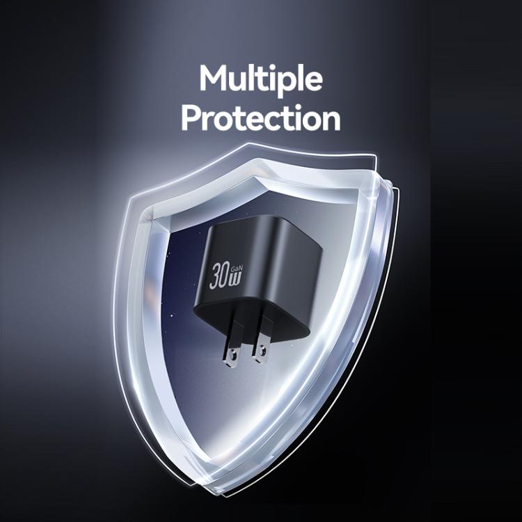 USAMS CC270 30W GaN USB-C / Type-C and USB Dual-port Mini Fast Charger