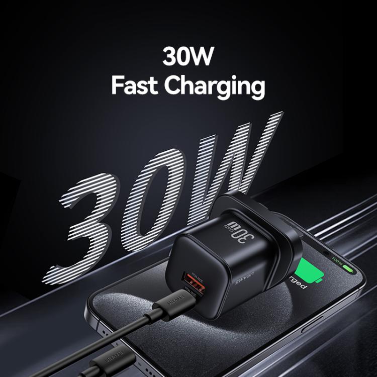 USAMS CC277 30W GaN USB-C / Type-C and USB Dual-port Mini Fast Charger