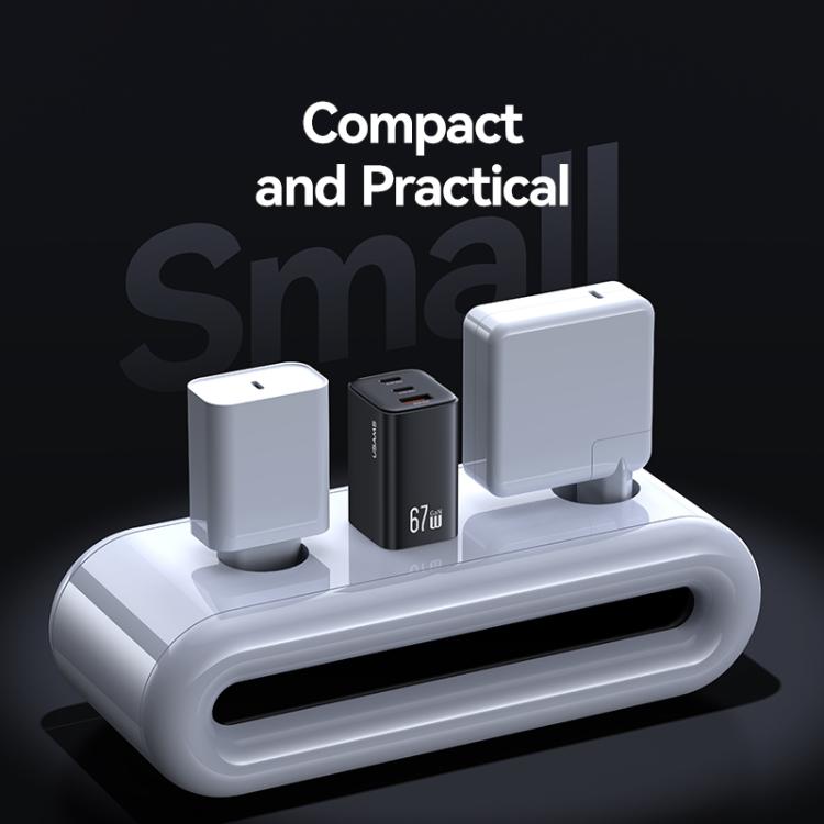 USAMS CC272 67W GaN USB and Dual Type-C Three-Port Fast Charger