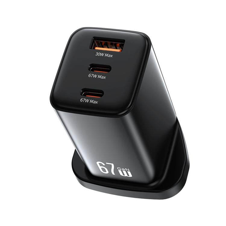 USAMS CC279 67W GaN USB and Dual Type-C Three-Port Fast Charger