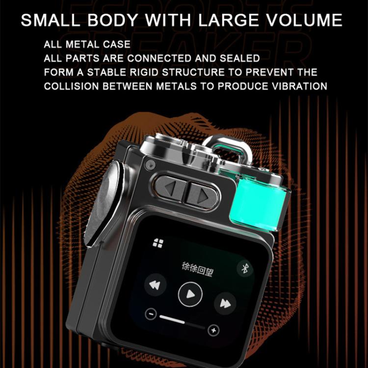 DK08 Smart LED Screen Cool Style Portable RGB Light Bluetooth Speaker