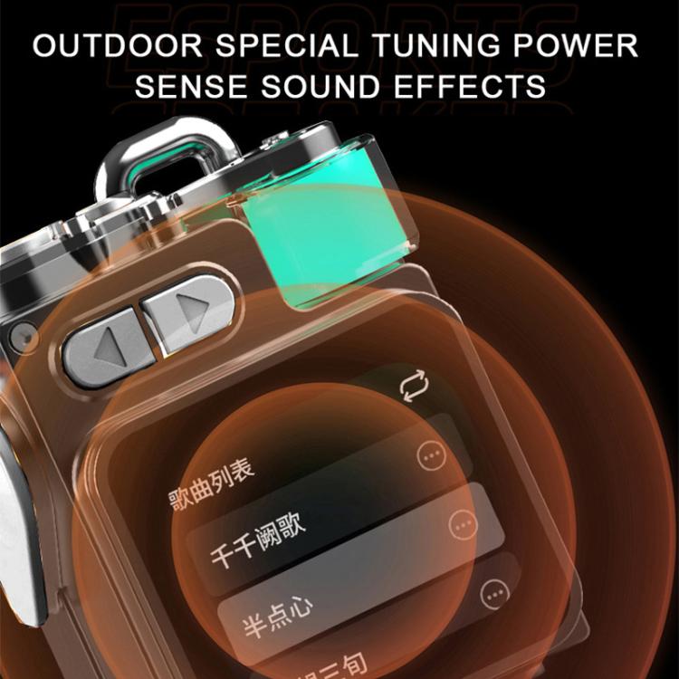 DK08 Smart LED Screen Cool Style Portable RGB Light Bluetooth Speaker