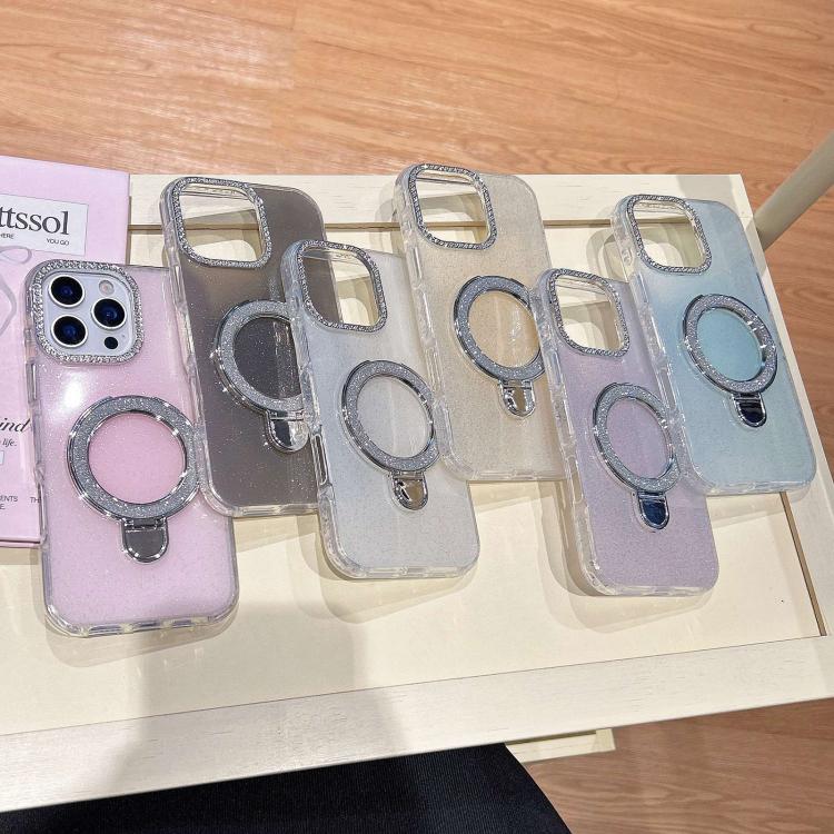 Gradient Glitter Diamonds MagSafe Phone Case