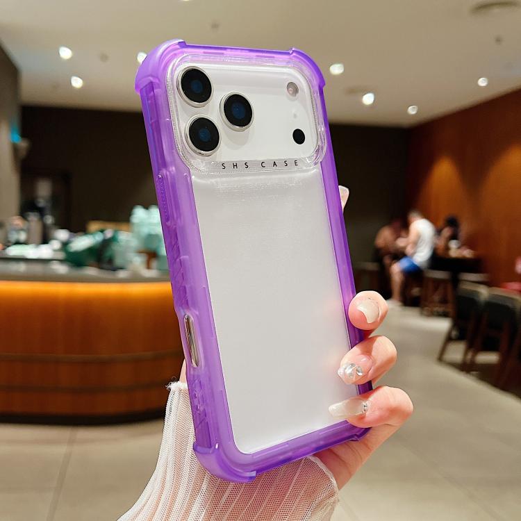 Transparent Matte TPU Hybrid PC 3-in-1 Phone Case
