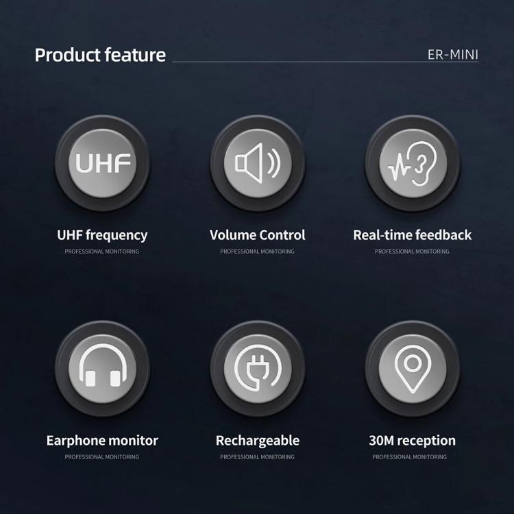 DEBRA ER-mini Portable Wireless Monitor System Transmitter & Receiver