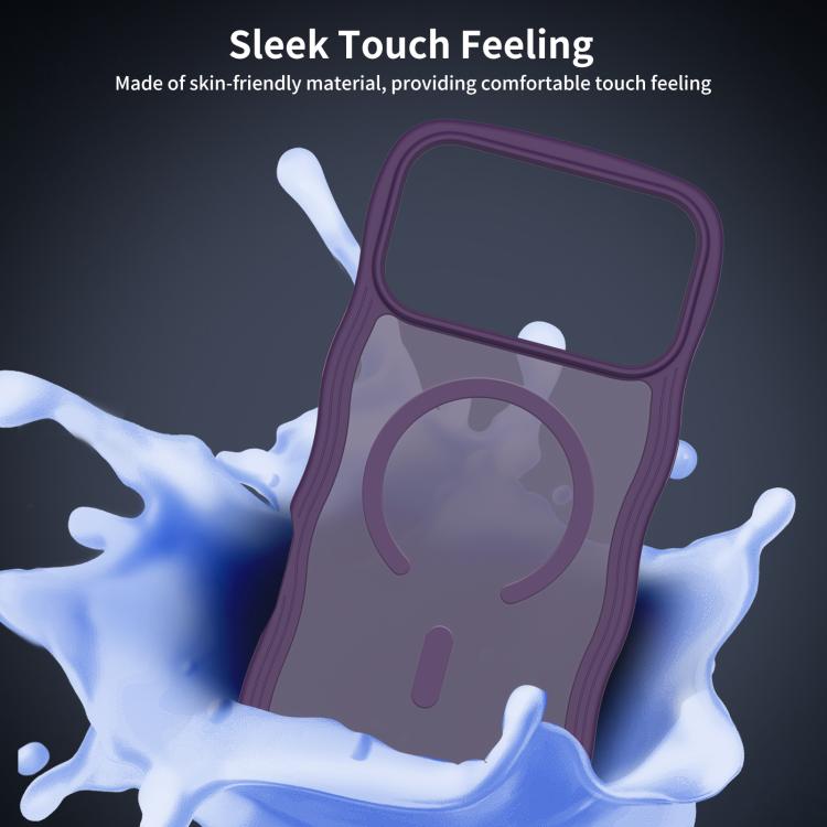 Skin Feel Wave Texture MagSafe Phone Case