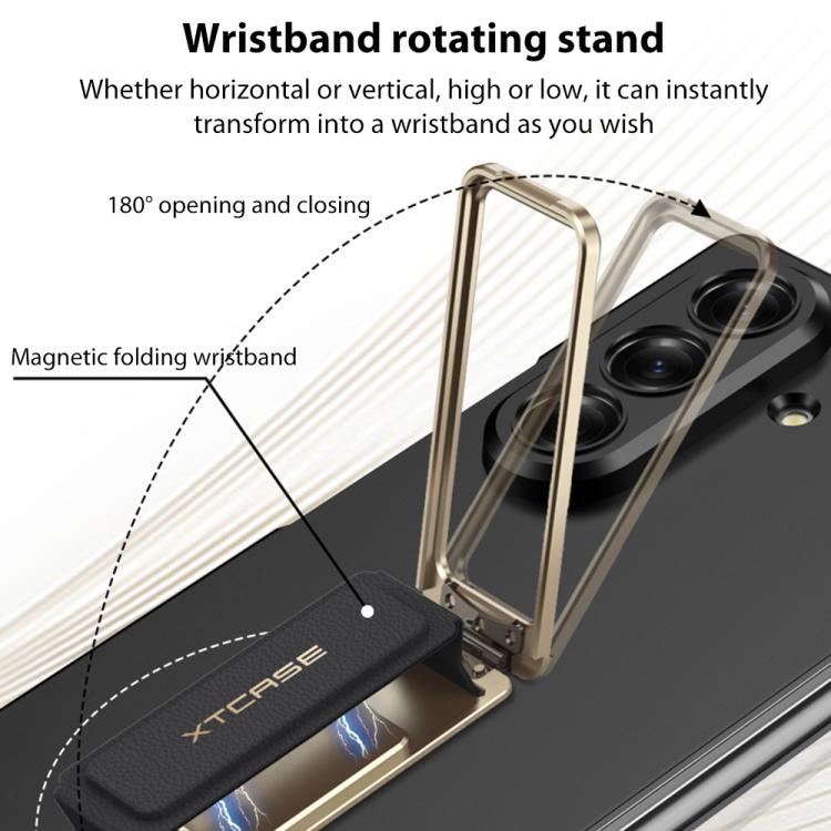 GKK Integrated Ultra-thin Full Cover Wristband Phone Case with Rotating Bracket