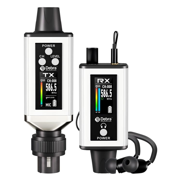 DEBRA EMX-1 XLR Adapter Portable Wireless Monitor System Transmitter & Receiver