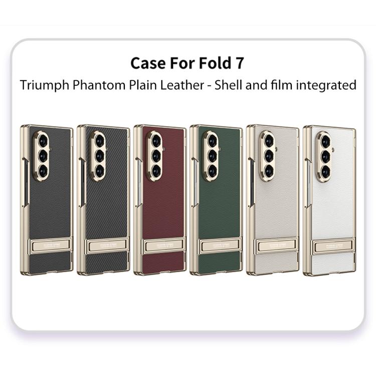 GKK Integrated Triumph Phantom Magnetic Leather Phone Case with Holder