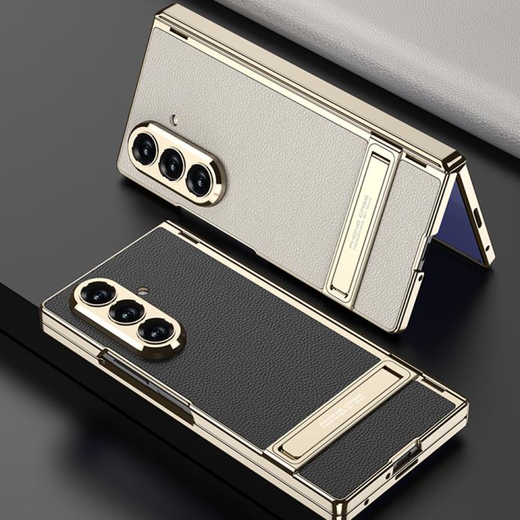 GKK Integrated Triumph Phantom Magnetic Leather Phone Case with Holder