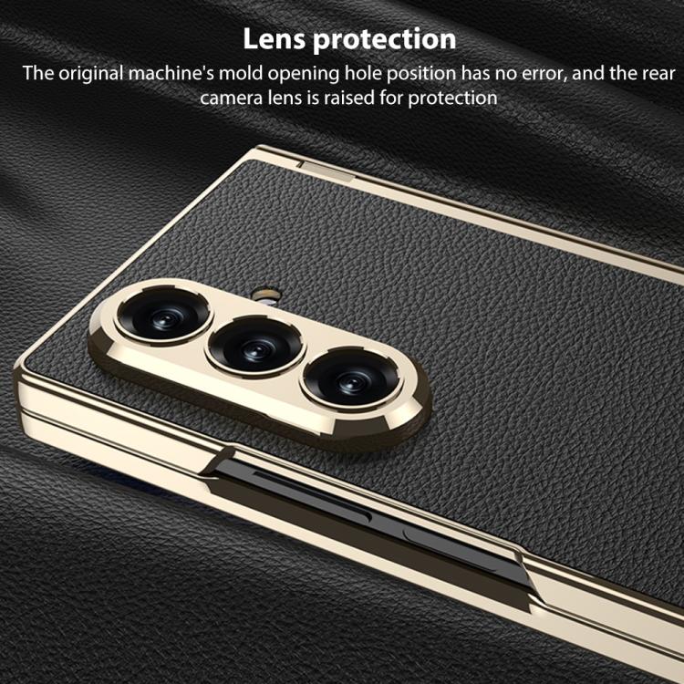 GKK Integrated Triumph Phantom Magnetic Leather Phone Case with Holder