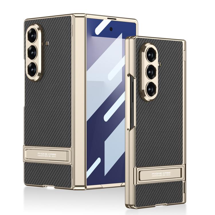 GKK Integrated Triumph Phantom Magnetic Leather Phone Case with Holder